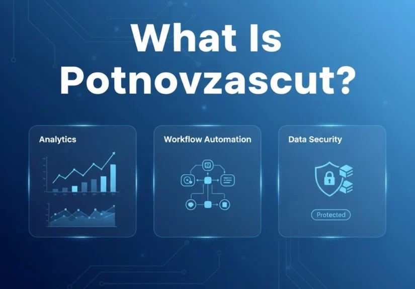 What is Potnovzascut AI-powered productivity platform showing real-time analytics dashboard for UK businesses