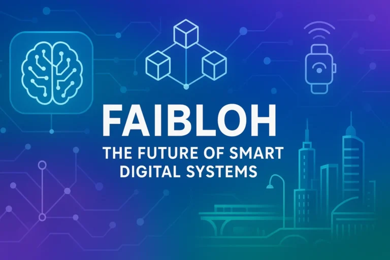 Faibloh combining AI, blockchain, and IoT technology creating intelligent digital ecosystems for modern users and businesses (118 chars)