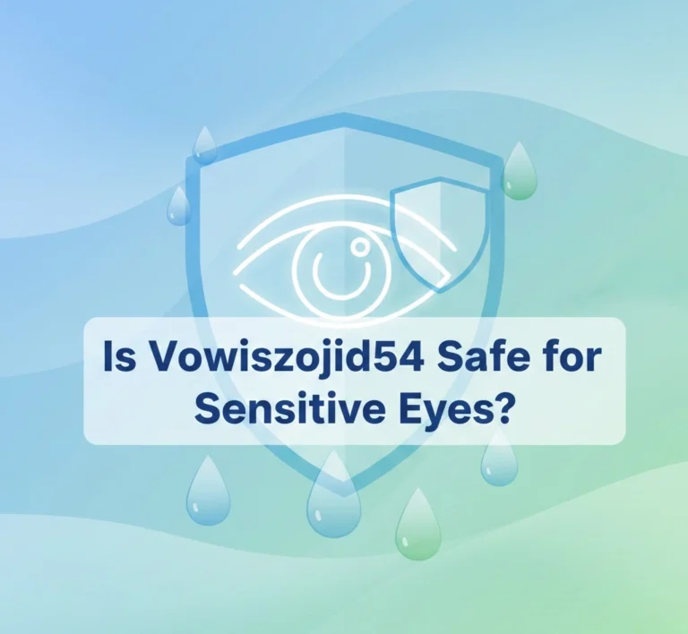 Is vowiszojid54 for sensitive eyes - complete safety guide showing gentle eye care product application techniques
