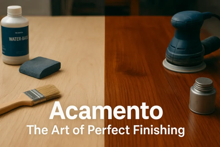 Professional Acamento Finishing Process in Modern Design