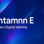 Bntamnh e abstract digital identity concept with modern tech elements and creative branding visualization