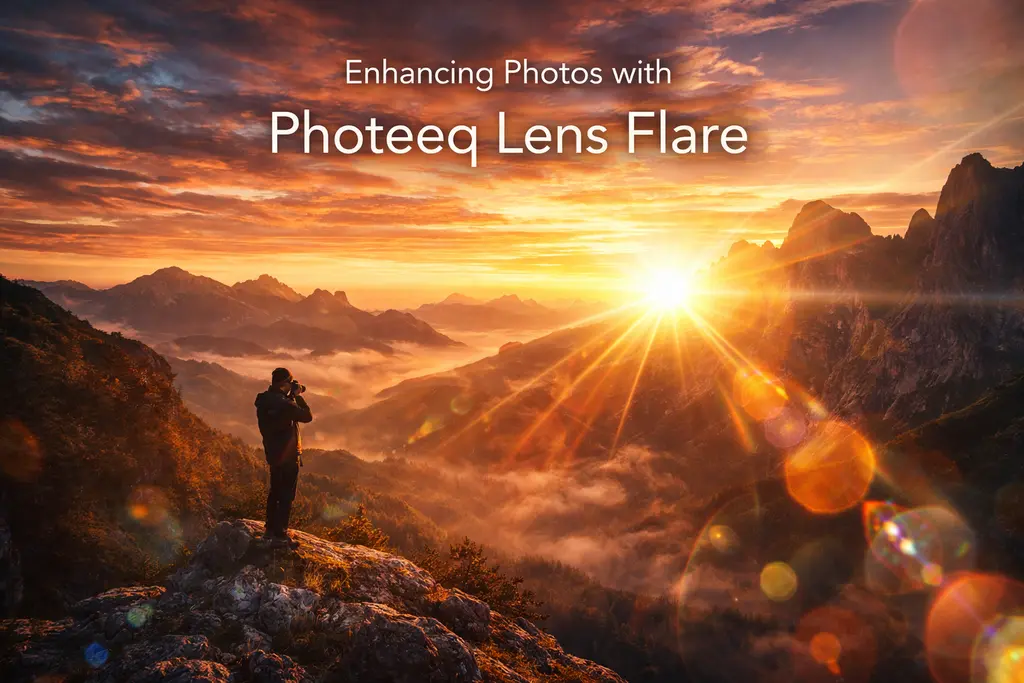 Enhancing Photos with Photeeq Lens Flare