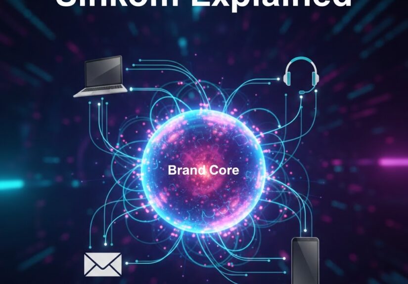 Key components of strong Sinkom strategy showing synchronized communication across devices