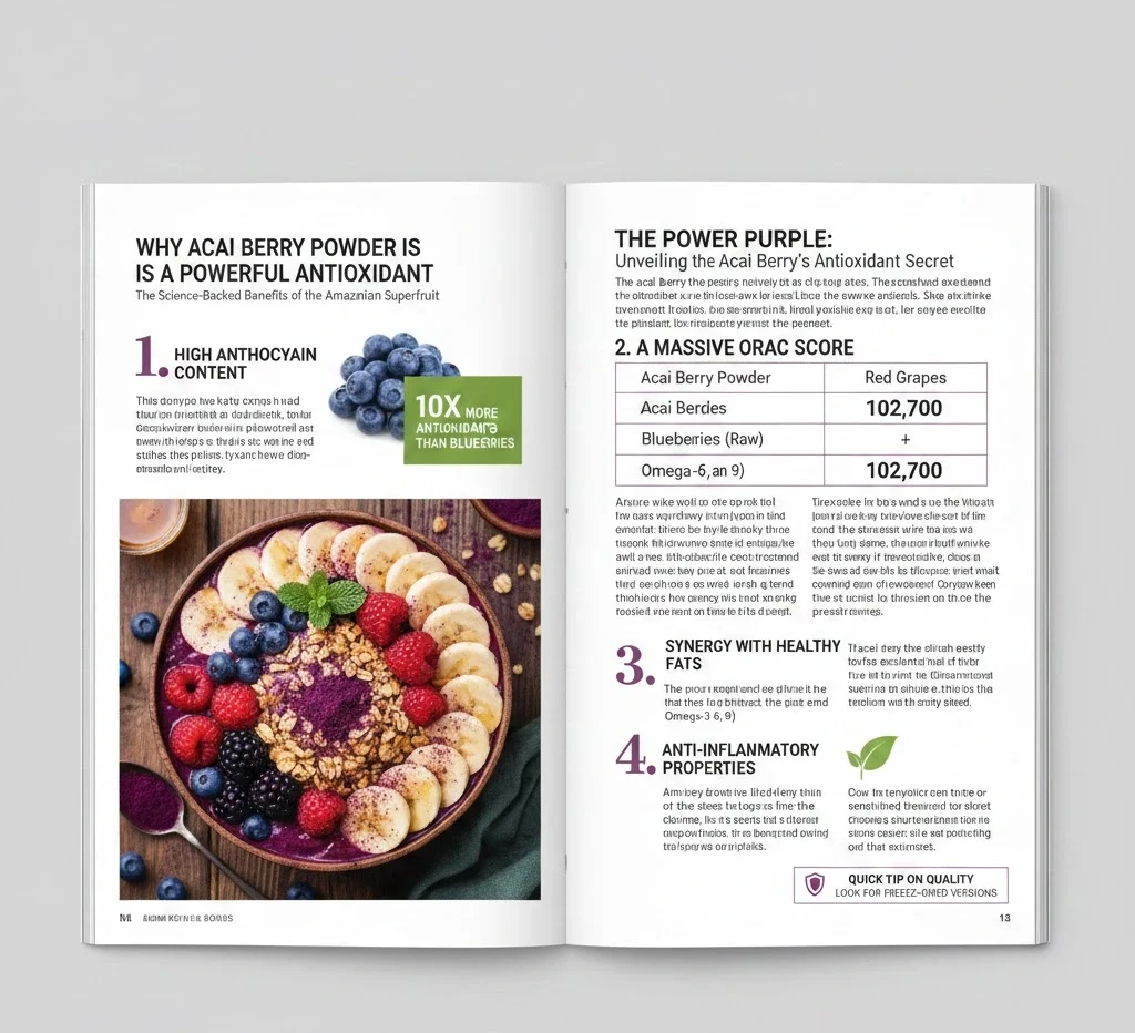 Why Acai Berry Powder Is Considered a Powerful Antioxidant?