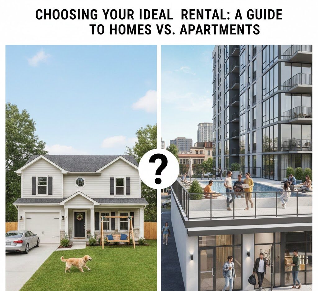 Choosing Your Ideal Rental: A Guide to Homes vs. Apartments