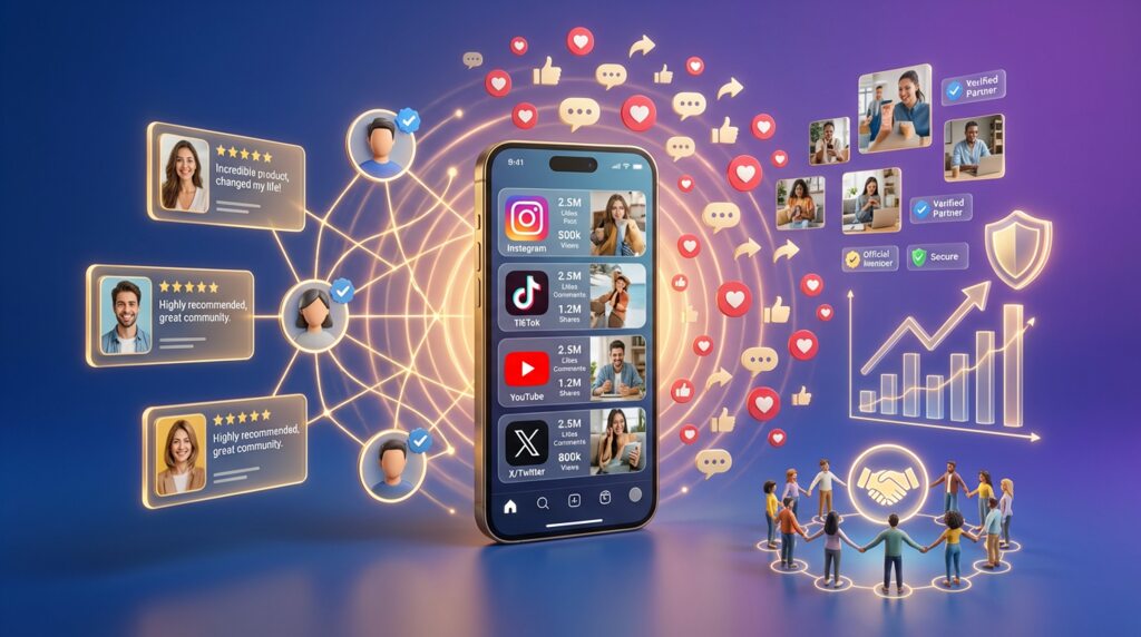 Social Proof Marketing Explained: Influencers, SMM Promotion, and Growth Strategies