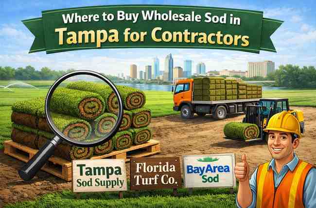 Where to Buy Wholesale Sod in Tampa for Contractors